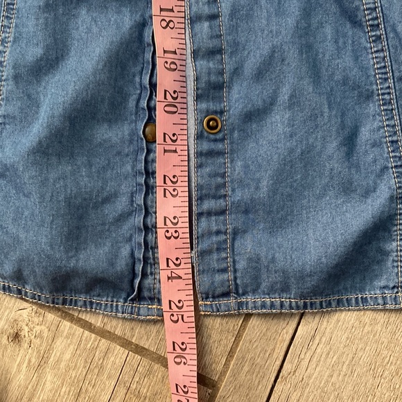 Pendleton Chambray Snap Up Shirt S - Picture 4 of 9